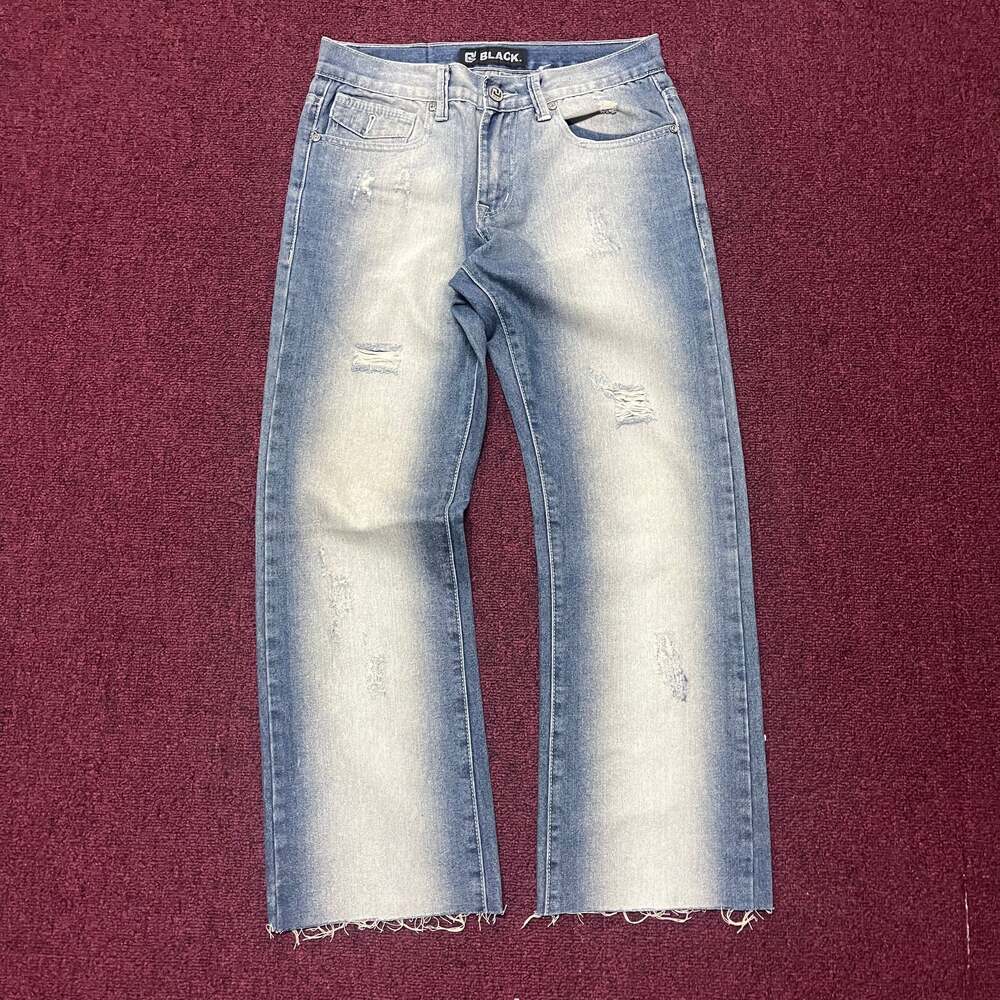 CJ Black Premium Men's Distressed Slim Straight Leg Denim Jeans